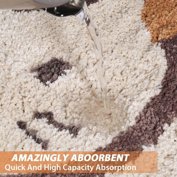 Soft Kitty Cat Bath Mat, Japanese kawaii style neko, Cat Lady, Cat Lover Gift - Picture 5 of 7